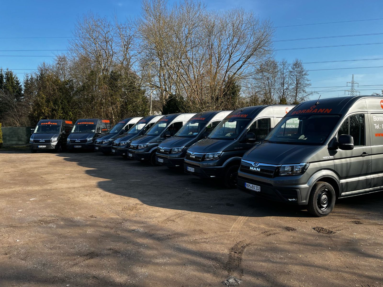 Neue Fahrzeugstaffel MAN-TGE